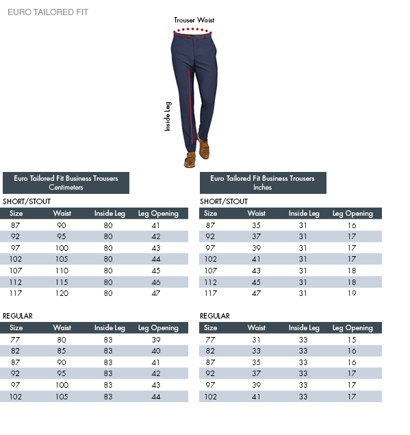 Van Heusen Fit Guide | Size Chart Van Heusen Australia