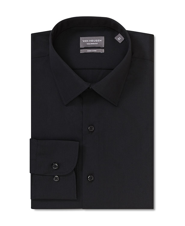 <p style="text-align: left;"> <a href="/euro-tailored-fit-shirt-solid-black-e101_bblk" style="color: #000000;">Tailored Fit Shirt Solid</a> </p>